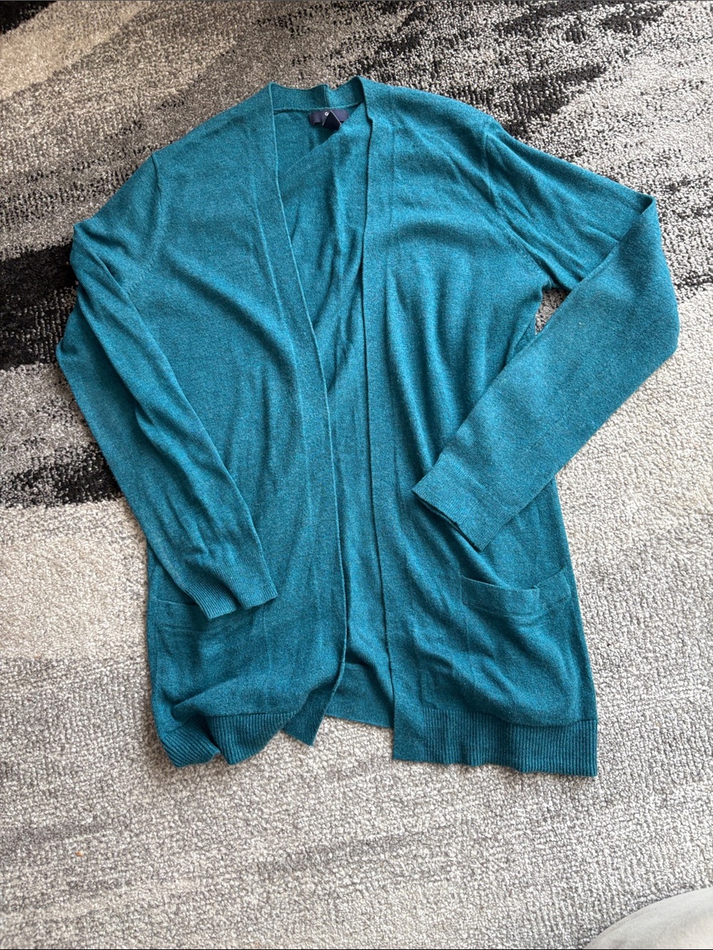 Gap Teal Open-Front Women's Cardigan Sweater Size M